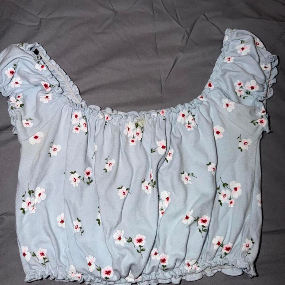 Forever-21 Women's multi Crop-top